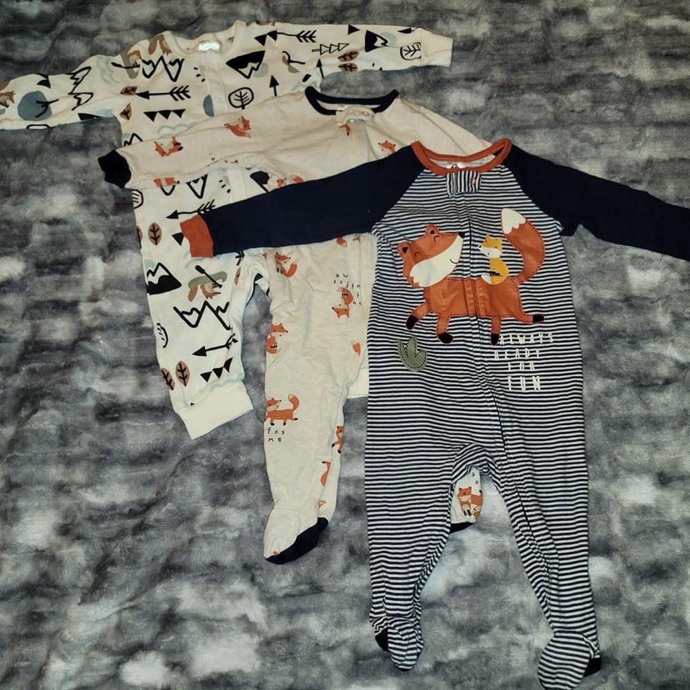 Fox Sleepers - Lot of 3 - size 3-6 month